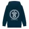 Hoodie kids navy back