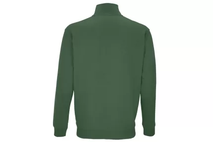 Half-zipper Sweater Bottle Green Back